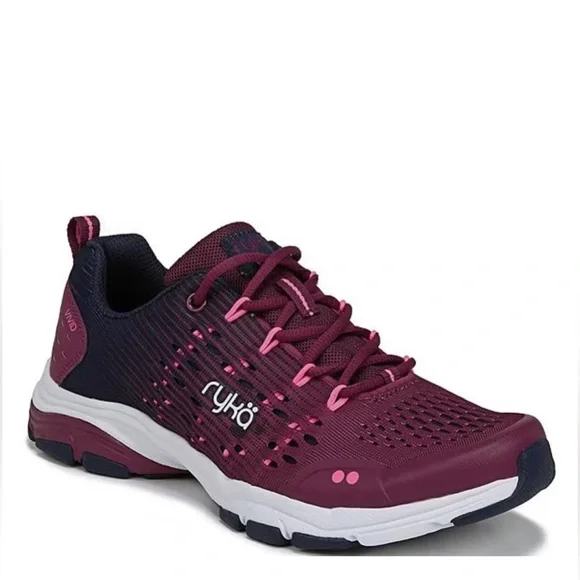 Women Training Shoes Ryka Vivid RZX Sneaker Size 8.5M Raspberry Lightweight NEW - Picture 2 of 7